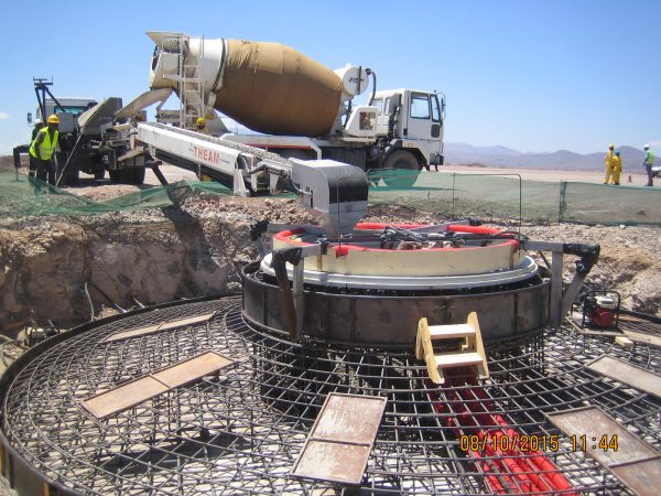 Tapis convoyeur à béton Theam en Afrique